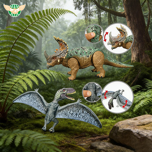 Ensemble de jouets de scène du monde des <span class=keywords><strong>dinosaures</strong></span>, modèle de dinosaure multi-pièces avec accessoires de scène pour enfants, jeu éducatif - Product Image 5