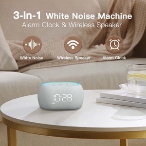 Machine à bruit blanc HiFiD AC209, 21 sons relaxants, 7 lumières RGB, réveil avec haut-parleur sans fil pour enfants et adultes - Product Image 2