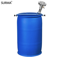 SURMA 50 gallons mélangeur pneumatique fer fermé-haut tambour à petit alésage pour peinture collage revêtement agitateur moteur noyau composant
