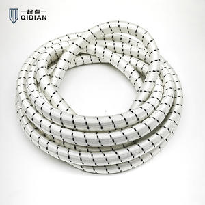 1/2 lateks Bungee kordon 250% streç oranı Anti-UV 2 yıl ömrü 15mm Polyester Tarp şok beyaz siyah lekeler için mevcut 8mm - Product Image 5