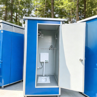 WC mobile préfabriqué ODM/OEM de 3 m, toilettes publiques portables, équipement sanitaire au design moderne pour bureaux extérieurs et bâtiments