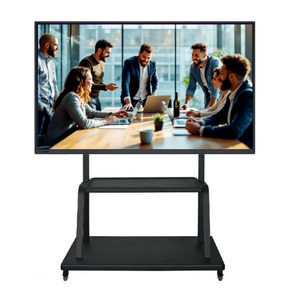 OEM/ODM 55/65 Inch 4K 120Hz LCD Interactive Electronic Whiteboard 20-Touch Points 4mm Anti-Glare Glass for Smart Classroom Board - Product Image 1