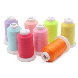 डार्क थ्रेड पॉलिएस्टर चमकदार फिलामेंट कढ़ाई थ्रेड में 150d/2 चमक - Product Image 1