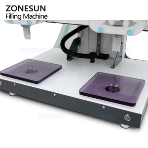 Machine de remplissage quantitative semi-automatique ZONESUN ZS-DTFP2 à double tête et pompe à engrenages pour miel, sauces, liquides visqueux et pâtes - Product Image 5