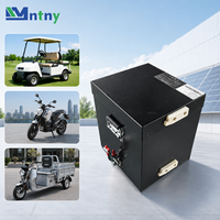 Motor Listrik Bertenaga Tinggi 76.8V 60Ah Baterai LiFePO4 2000 Siklus Pengosongan 2C Dibangun dengan Paket Sel 3.2V 30Ah