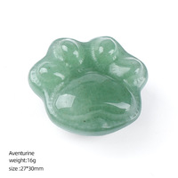 Ornements de patte de chat en pierre naturelle de haute qualité, améthyste, quartz rose, pierre énergétique, décoration d'intérieur