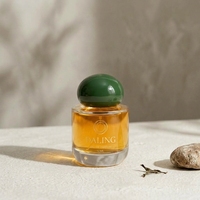 Flacon de parfum vide en verre transparent personnalisé avec col serti, 30 ml, 100 ml, élégant et luxueux, avec bouchon, vente en gros