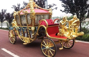 XCEGO 2026 Carroza de Lujo de Cuatro Ruedas para Bodas, Vehículo Turístico, Carruaje Eléctrico Real de Navidad de Henan en Venta - Product Image 5