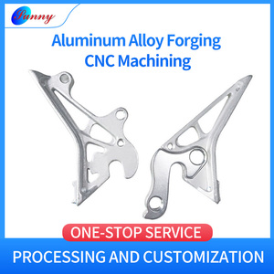 Fourche avant <span class=keywords><strong>de</strong></span> vélo <span class=keywords><strong>de</strong></span> montagne en alliage d'aluminium forgé Xinyusheng, modèle à crochet, à oreilles, à <span class=keywords><strong>lame</strong></span> d'épaule, anodisé et poli - Product Image 2