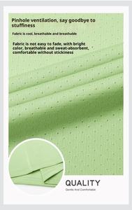 Camiseta Deportiva Holgada de Verano para Mujer, con Estampado Geométrico, de Poliéster, de Secado Rápido, Transpirable, Anti-Pilling - Product Image 5