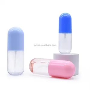 Botol semprot kabut halus plastik pet transparan, kemasan kosmetik wajah pompa 30ml