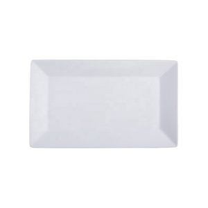 لوحة مربعة لاستخدام مطاعم الفندق بيضاء الأعلى مبيعًا منتجات صينية أطباق من السيراميك أطباق مساعدة لحفلات الزفاف - Product Image 2