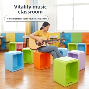 Modern Stackable Plastic <strong>Stool</strong> for Kids Kindergarten &amp; School Use Living Room &amp; <strong>Bedroom</strong> Home Ornament - Product Image 1