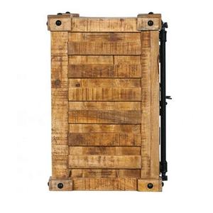 Modern Handmade Natural Mango Wood Nightstand Solid <b>Industrial</b> <b>Style</b> <b>Bedside</b> Cabinet for Bedroom Home Furniture - Product Image 2