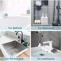 Support de Savon Fantaisie en Silicone avec Drainage Automatique Antidérapant pour Douche et Évier de Cuisine