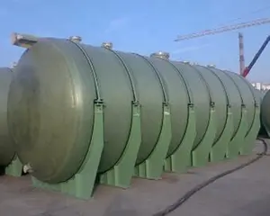 FRP fiberglas depolama tankı konsantre salamura tankı HCl tankı