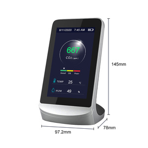 Detector de CO2 portátil de mano y de escritorio, sensor NDIR, medidor de CO2 en ppm, analizador de gases, controlador de CO2 para invernadero - Product Image 3