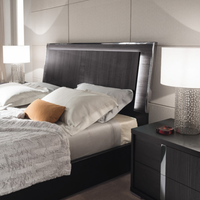 Ensemble de chambre à coucher d'hôtel moderne de luxe sur mesure Shiyi, lit en bois king ou queen avec coiffeuse et tiroir de placard, design personnalisé