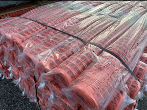 Barrière de sécurité temporaire pour clôture à neige orange 4 'x 100' avec matériau HDPE - Product Image 6