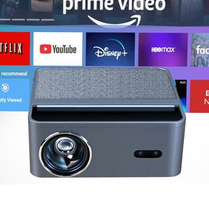 โปรเจคเตอร์ Full HD AUN A45 รุ่นที่ดีที่สุดสำหรับการฉายข้อมูลขนาดเล็ก พกพาสะดวก ใช้ในห้องดูหนัง ฉายภาพบนผนัง เลเซอร์สำหรับเด็ก ปี 2026 RGB LED ระยะฉายสั้น MINI Android - Product Image 2