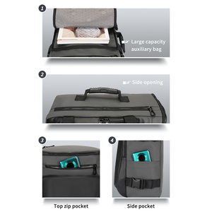 OMASKA กระเป๋าดัฟเฟิลสำหรับเดินทาง,กระเป๋ามีสายสะพายแฟชั่นกันน้ำได้ - Product Image 6