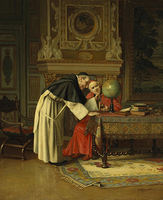 Peinture d'art classique européenne, impression de peinture célèbre sur toile avec cadre en bois, décoration murale pour salon