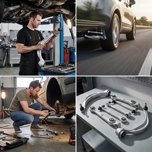 Bras de suspension supérieur et inférieur <span class=keywords><strong>avant</strong></span> pour <span class=keywords><strong>Audi</strong></span> <span class=keywords><strong>A6</strong></span> C7 2011-2018 - Product Image 4