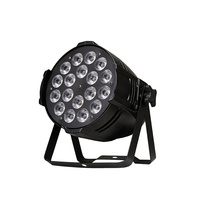 Pack de 8 projecteurs LED Par RVBW pleine couleur 18x10W avec connexion DMX 512 pour DJ, discothèque et éclairage de scène, livrés en flight case