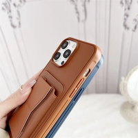 Étui portefeuille de luxe en cuir PU et TPU avec support rabattable pour iPhone 15, 16, 17 Pro Max – Vente en gros à succès