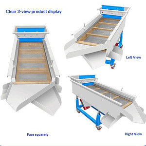 Industrial Linear Vibrating Sieve Fully Automatic Powder Screening Machine for Sand <b>Stone</b> Grain Tea 1 Year Warranty Direct Sales - Product Image 4