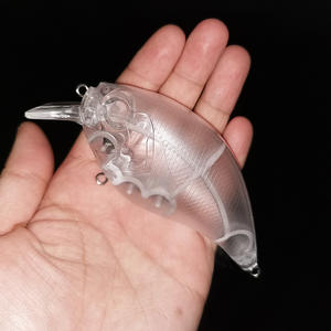 R-8415 supérieure droite 115mm 42.3g leurre non peint appâts transparents appâts en plastique dur bec carré appâts à manivelle appâts artificiels - Product Image 2