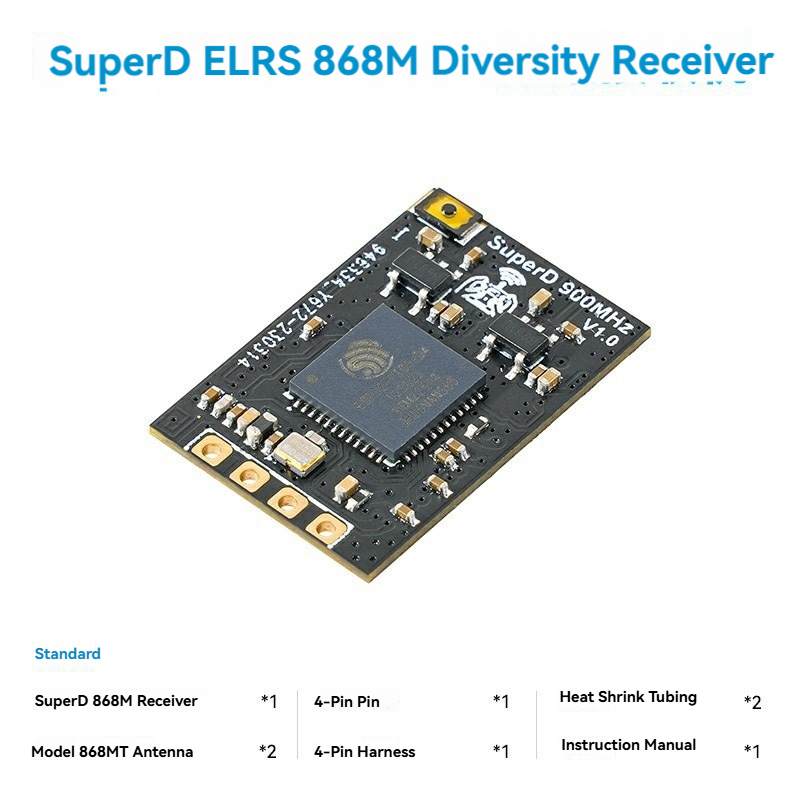 BetaFPV SuperD ดูอัล RX 868MHZ
