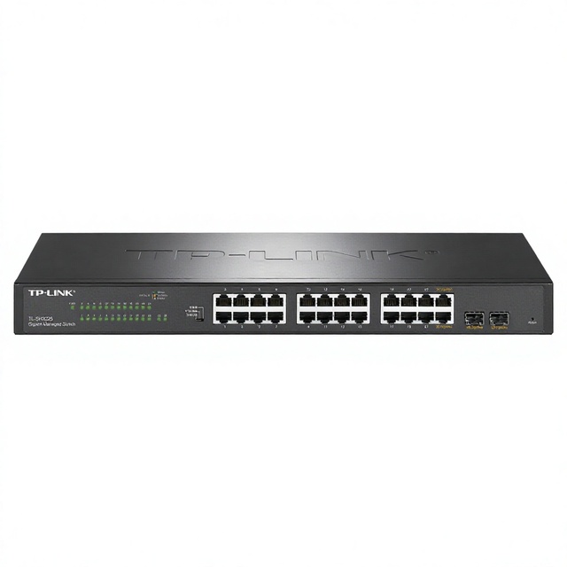 TP-Link TL-SH2226 10-Gigabit Uplink Cloud-Managed Switch / 24 GE + 2 SFP Ports Low-Voltage System Made in China