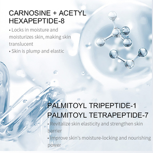 Kit OKADY Carnosine Acétyl Hexapeptide-8 à l'Acide Hyaluronique pour Hydrater, Donner un Teint Rosé, Anti-Âge et Éclatant, Ensemble de Soins de la Peau avec Accessoire de Massage - Product Image 2