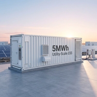 Système de stockage d'énergie à refroidissement liquide BESS 5MWh pour conteneur de 20 pieds, pour usage industriel