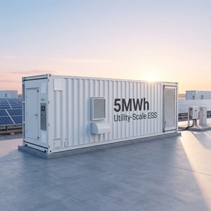 Système de stockage d'énergie à refroidissement liquide BESS 5MWh pour conteneur de 20 pieds, pour usage industriel - Product Image 1