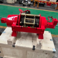 Treuil hydraulique à bobine libre pour récupération de câble métallique 10 tonnes 20 tonnes 30 tonnes avec câble métallique et crochet pivotant