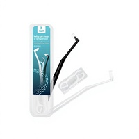 Kit de Soins Orthodontiques avec Brosse Interdentaire, Grattoir Lingual et Ensemble de Brosses à Dents pour Appareils Dentaires, Nettoyage des Dents, Portable pour Voyage, OEM Personnalisé