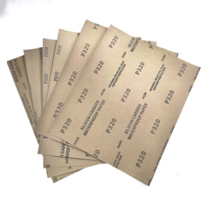 Papel de <span class=keywords><strong>lija</strong></span> de grano surtido de 230x280mm <span class=keywords><strong>para</strong></span> muebles de madera, <span class=keywords><strong>pared</strong></span>, acabado de carrocería de coche, lijado automotriz húmedo y seco, paneles de madera - Product Image 3