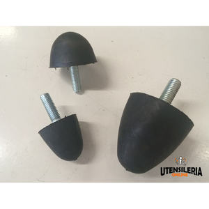 ยางพาราโบลาทรงกรวยป้องกันการสั่นสะเทือนพร้อมสกรูตัวผู้1ตัว - Product Image 1