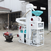 Équipement combiné de décorticage du riz avec sortie directe de riz brun et capacité extensible pour le polissage et le tri chromatique en Ouganda