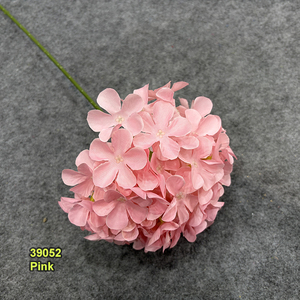 Rama de Flor de Hortensia Artificial de Seda de Color Oscuro Otoñal de 18 cm de Diámetro, con Tallo Único, para Decoración del Hogar <span class=keywords><strong>y</strong></span> Bodas - Product Image 5