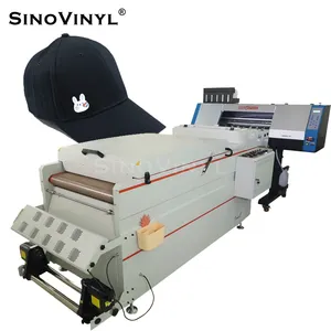 Sinovinyl Automatisch Afdrukken Transfer Technologie Dtf Huisdier Film Printer Multicolor Afdrukken Dtf Printer Machine Voor Stof