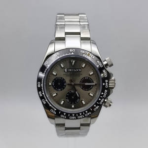 Montre chronographe pour homme, mouvement japonais VK63, montre-bracelet à quartz de luxe en saphir pour homme - Product Image 5