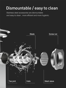 Machine à hacher la viande <span class=keywords><strong>électrique</strong></span> en acier inoxydable QDMECH, hachoir à viande commercial - Product Image 5