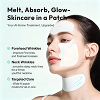 Patch Fondant au Collagène OEM – Collagène & Glutathion Hydratant et Raffermissant pour le Front, les Joues et le Cou – Soin Multi-Régions pour un Raffermissement Cutané
