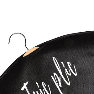 High Quality Custom Logo Non Woven Recycled Silk Screen Printed Garment Tags Long Paper <b>Cover</b> for Shoes Evening Dresses Bridal - Product Image 3