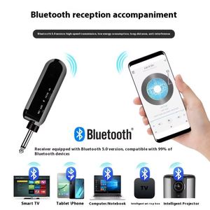 Uhf chuyên nghiệp năng động không dây <span class=keywords><strong>Microphone</strong></span> BT Reverb âm thanh phổ Live Streaming cho sân khấu Nhà KTV - Product Image 3