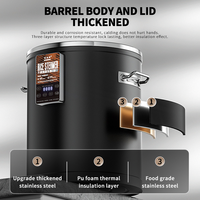 Cuiseur à riz électrique professionnel Winners en acier inoxydable épaissi, grande capacité 45L, pour restaurant et cantine