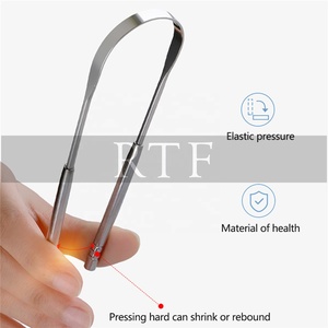 3 Cái Lưỡi Sạch Hơn Với Du Lịch Tiện Dụng Trường Hợp Thép Không Gỉ Lưỡi <span class=keywords><strong>Scraper</strong></span> Kim Loại Bàn Chải Nha Khoa Kit Chăm Sóc Răng Miệng Công Cụ Nha Khoa Người Lớn - Product Image 4